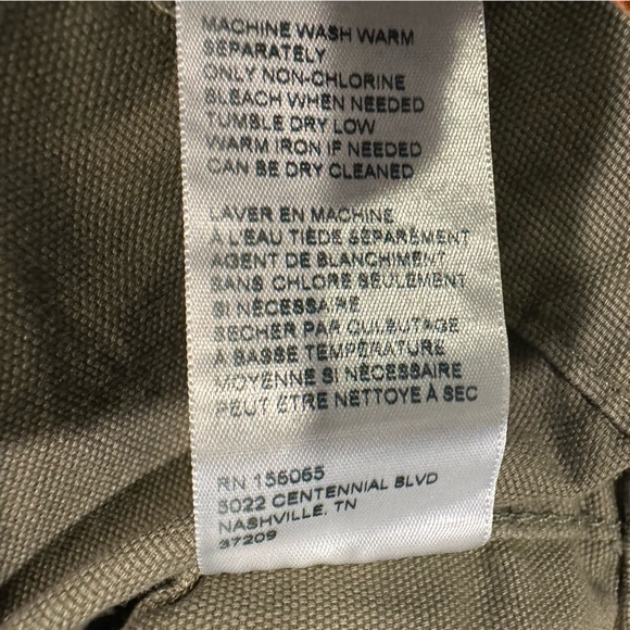 Able Women's Utility Green Shirt Jacket - Picture 6 of 6